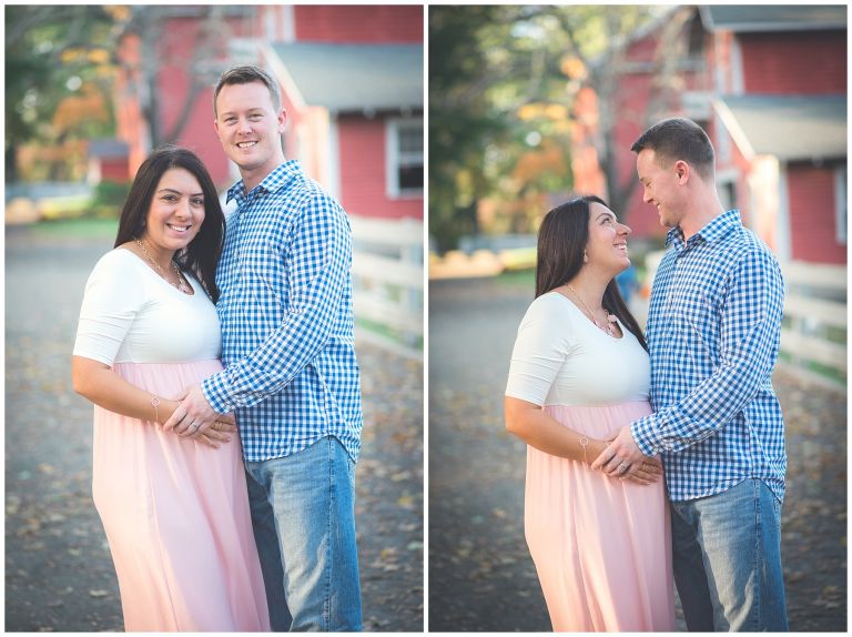 fall, maternity, fall maternity session, rustic, rustic maternity, new england, October, pumpkin, October maternity, barn, baby bump